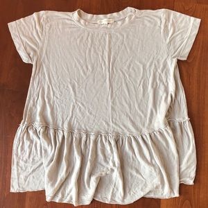 Urban Outfitters peplum tee